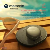 اسپیکر قابل حمل و شارژر بی‌سیم موتورولا به همراه میکروفون مدل Motorola ROKR 500