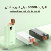 پاوربانک 30000 میلی آمپر سوپر فست شارژ کانفلون مدل Konfulon A52Q