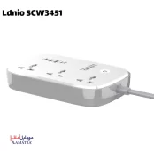 خرید چند راهی برق و شارژر هوشمند الدینیو مدل Ldnio SCW3451